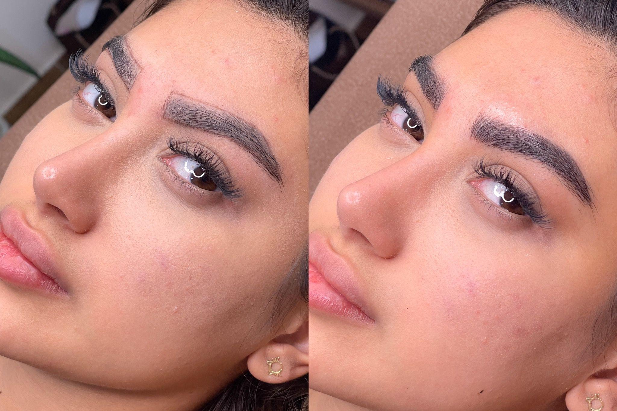 میکروبلیدینگ و لیفت ابرو سعیده