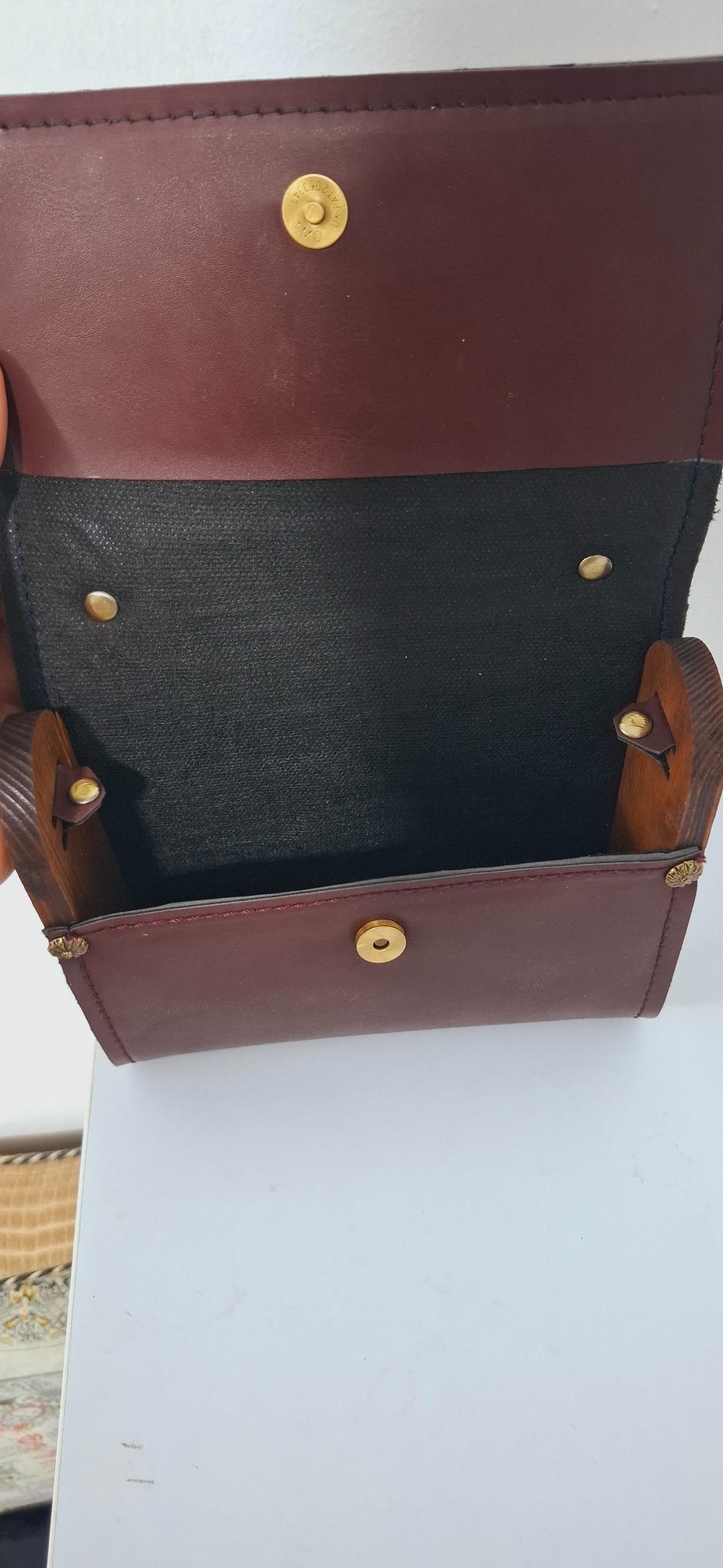 کیف های تلفیقی چوب و چرم طبیعی اگنس