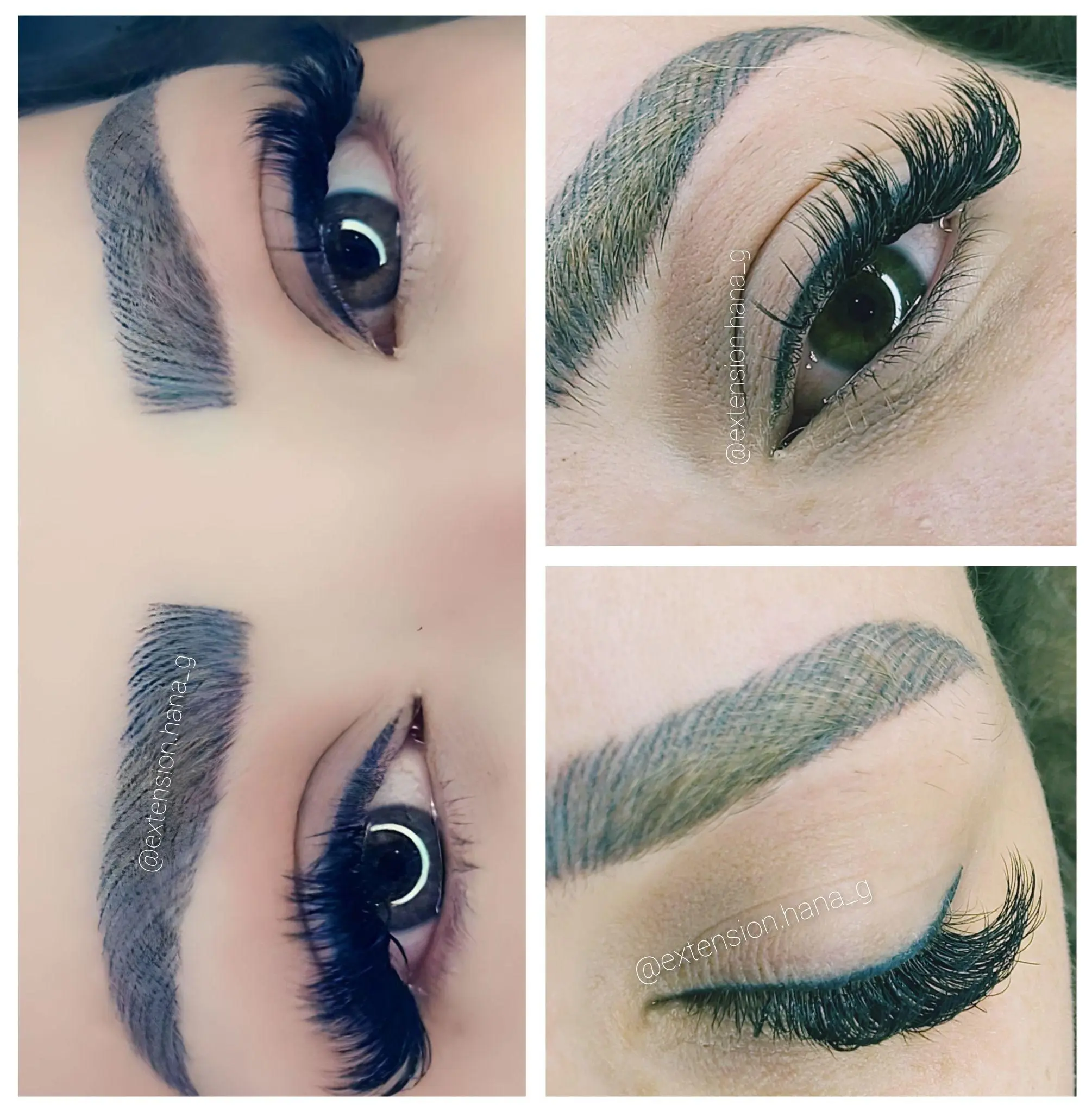 اکستنشن مژه حنا قویدل