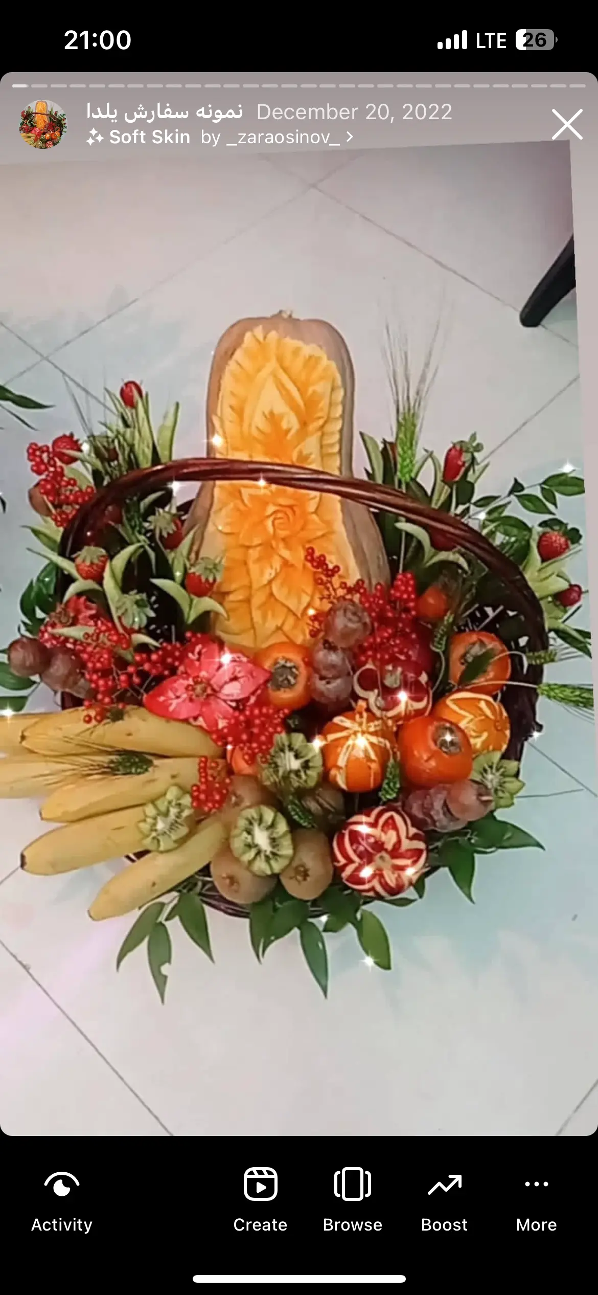 انجام کلیه خدمات شب یلدا میوه آرایی